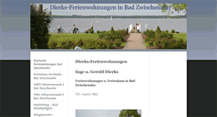 Desktop Screenshot of dierks-ferienwohnungen.de